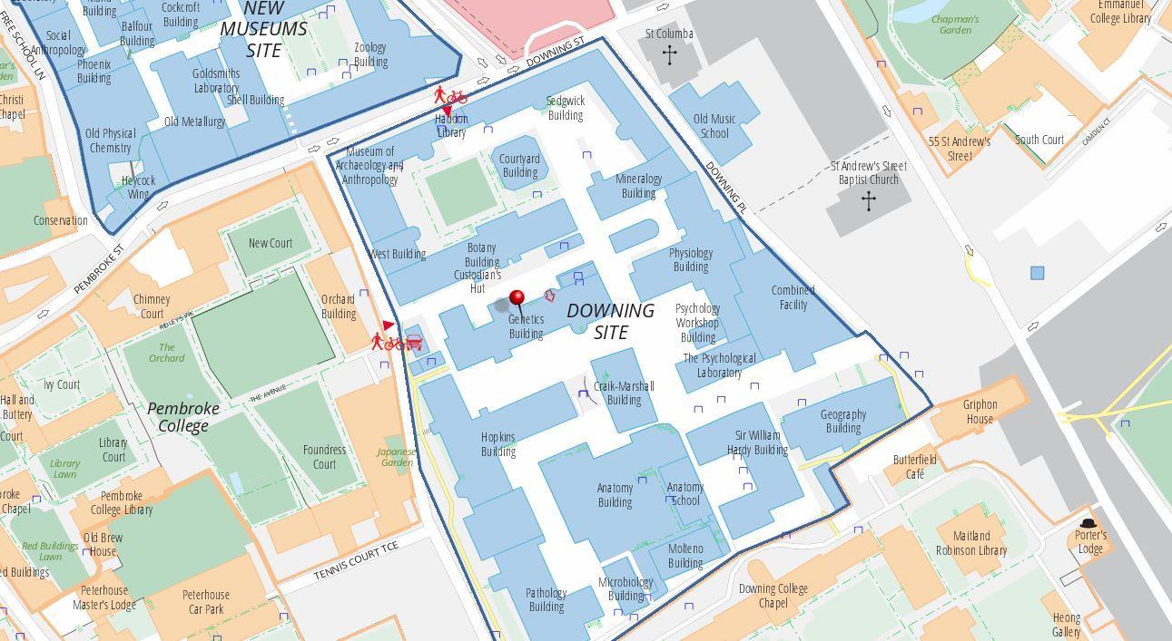 Downing Map Downing Map